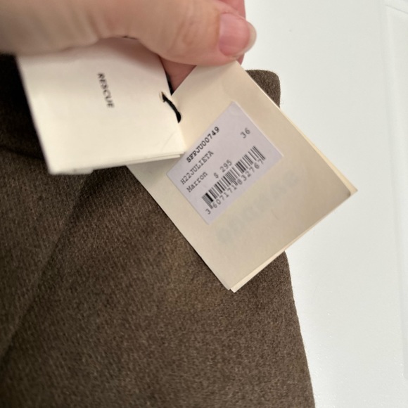 Sandro Julieta Mini‎ Wrap Skirt- size 4- NWT - Picture 7 of 9